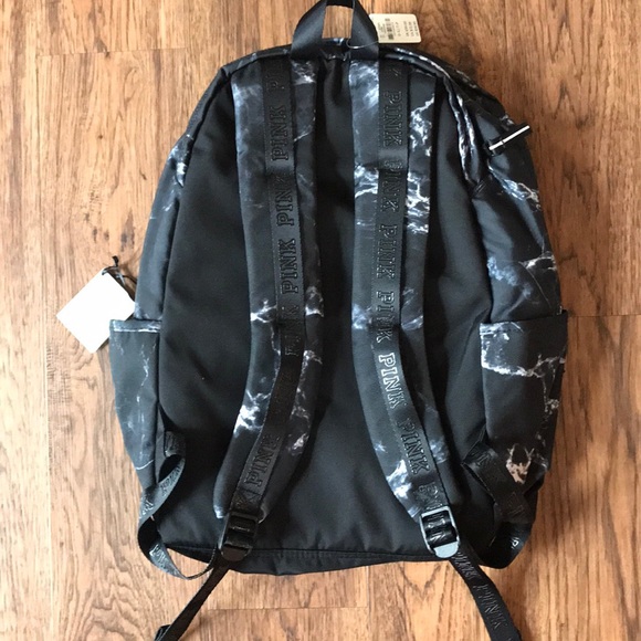 Campus Backpack - Black/White Marble - Picture 3 of 8